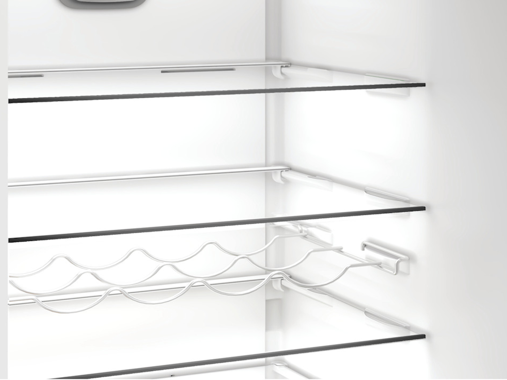 Whirlpool Frižider WHK 25404 XP4E samostojeci/kombinovani/E/249+106L/No Frost/srebrna